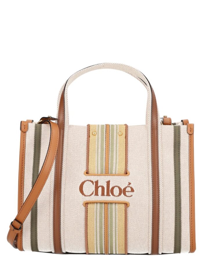 chloÉ borsa tote "woody loop" CHLOÉ Borsa Tote "Woody Loop"