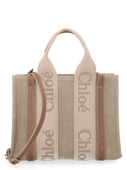 CHLOÉ Borsa Tote "Woody" Small