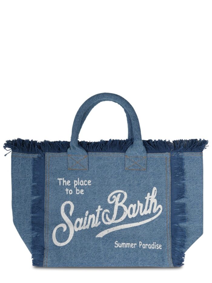 MC2 SAINT BARTH BORSA "VANITY" MEDIUM IN CANVAS