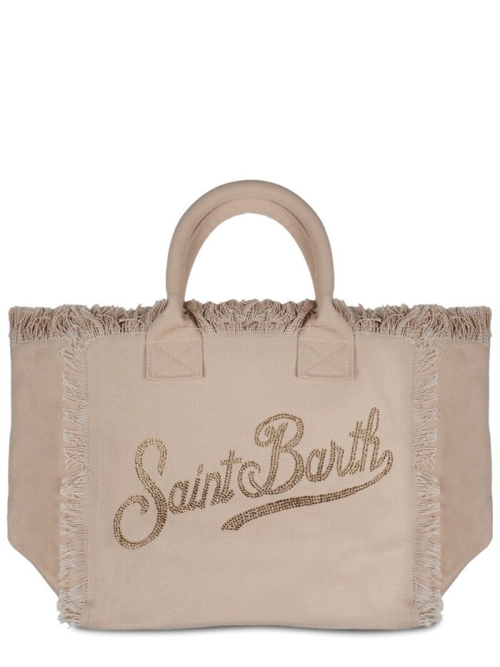 mc2 saint barth borsa "vanity" medium in canvas MC2 SAINT BARTH BORSA "VANITY" MEDIUM IN CANVAS