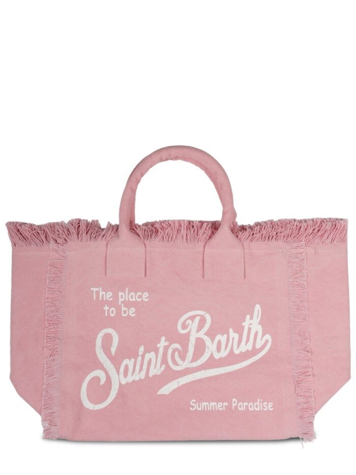mc2 saint barth borsa "vanity" medium in canvas MC2 SAINT BARTH BORSA "VANITY" MEDIUM IN CANVAS