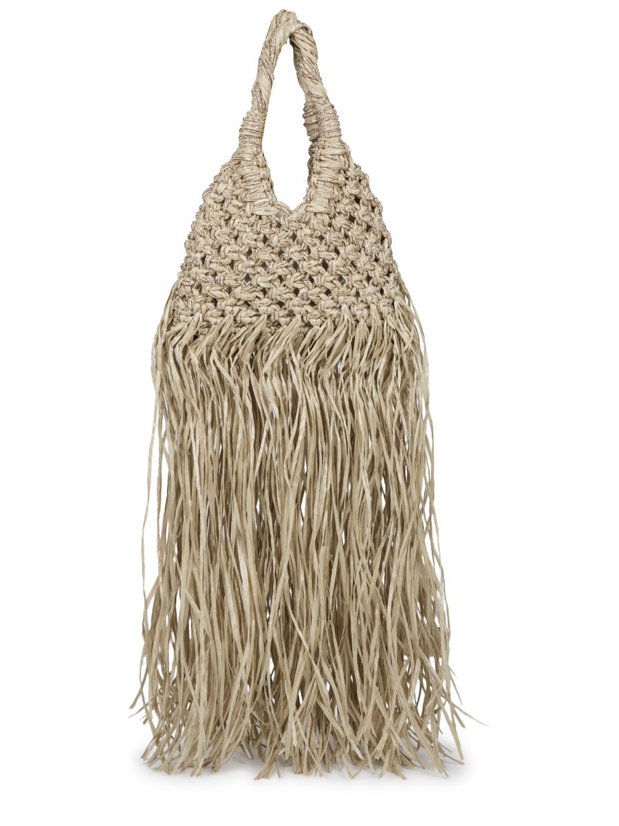HIBOURAMA BORSA "VANNIFIQUE MINI FRINGE"