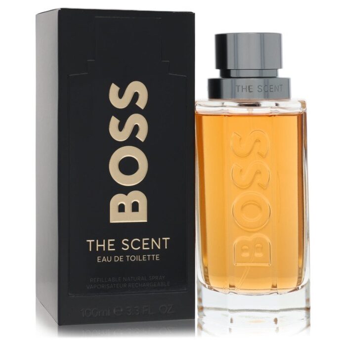 Boss The Scent Men By Hugo Boss - Eau De Toilette Refillable Spray 3.3 Oz - Image 1