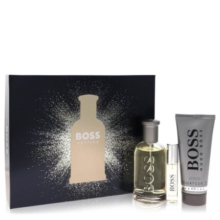 Boss No. 6 By Hugo Boss - Gift Set -- 3.3 Oz Eau De Toilette Spray + 0.3 Oz Mini EDT Spray + 3.4 Oz Shower Gel