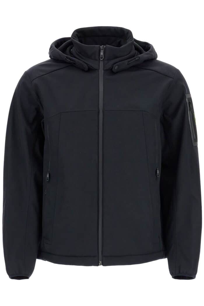 BOSS Black Adjustable Hooded Coat