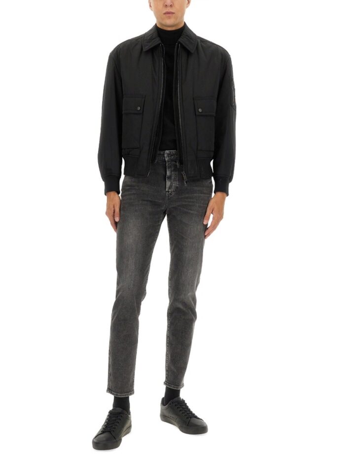 Boss BOMBER JACKET WITH REMOVABLE LINING