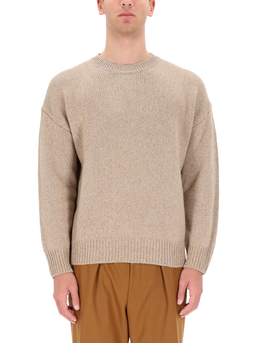 BOSS CAMEL CASHMERE SWEATSHIRT