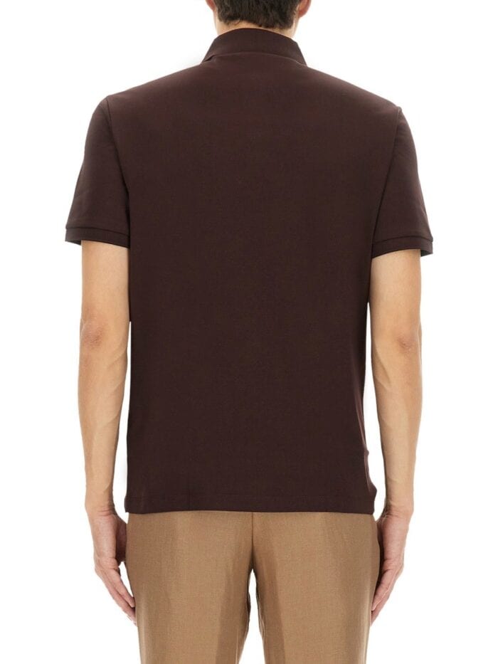 BOSS CAMEL COTTON POLO