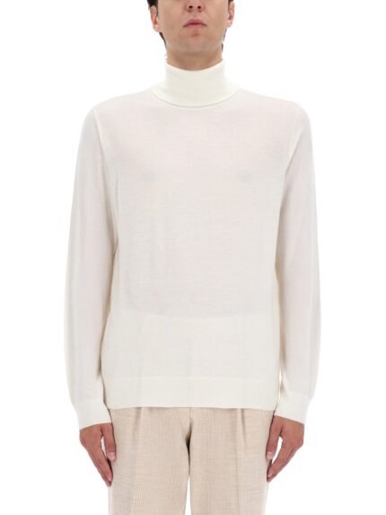 BOSS CAMEL "L-BERNARD" TURTLENECK SWEATER