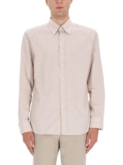 BOSS CAMEL "L-HAYS" SHIRT