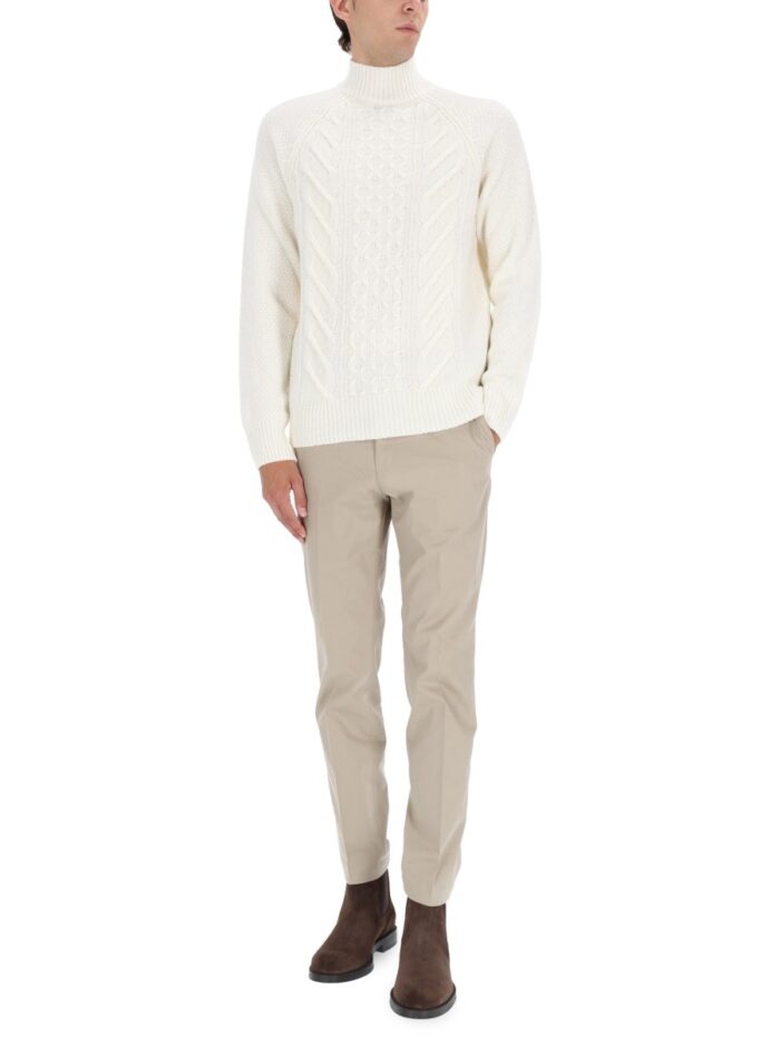 boss camel "l hector" cable knit sweater BOSS CAMEL "L-HECTOR" CABLE-KNIT SWEATER