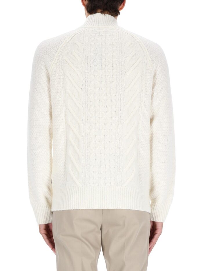 boss camel "l hector" cable knit sweater BOSS CAMEL "L-HECTOR" CABLE-KNIT SWEATER
