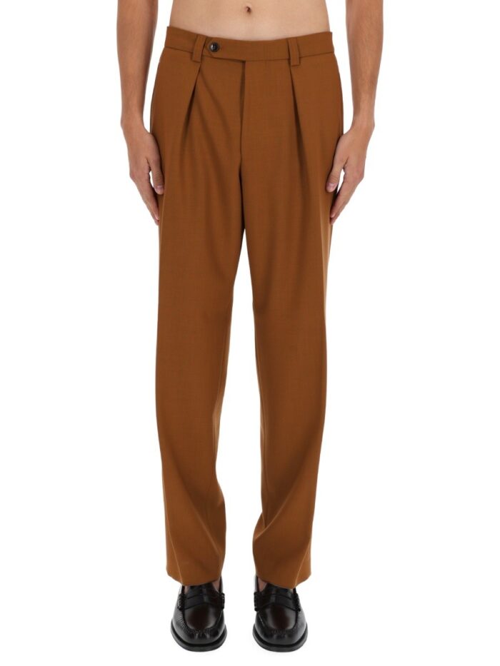 boss camel regular fit pants BOSS CAMEL REGULAR FIT PANTS