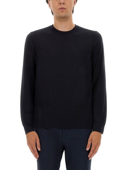 BOSS CAMEL REGULAR FIT WOOL SWEATER