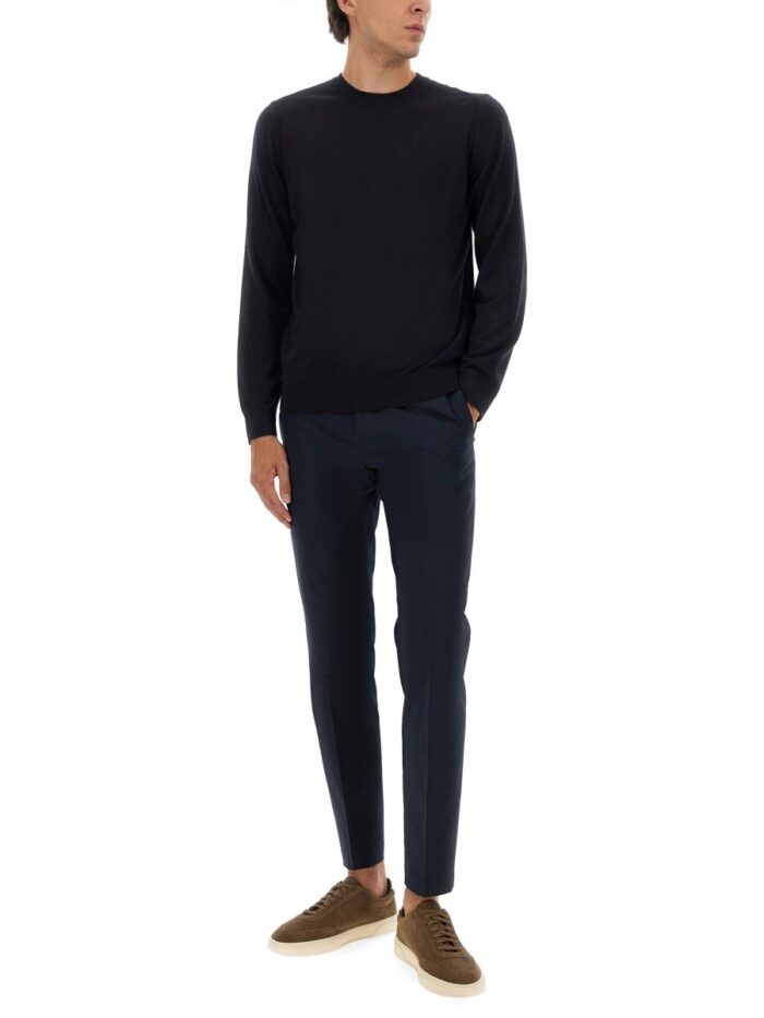 BOSS CAMEL REGULAR FIT WOOL SWEATER