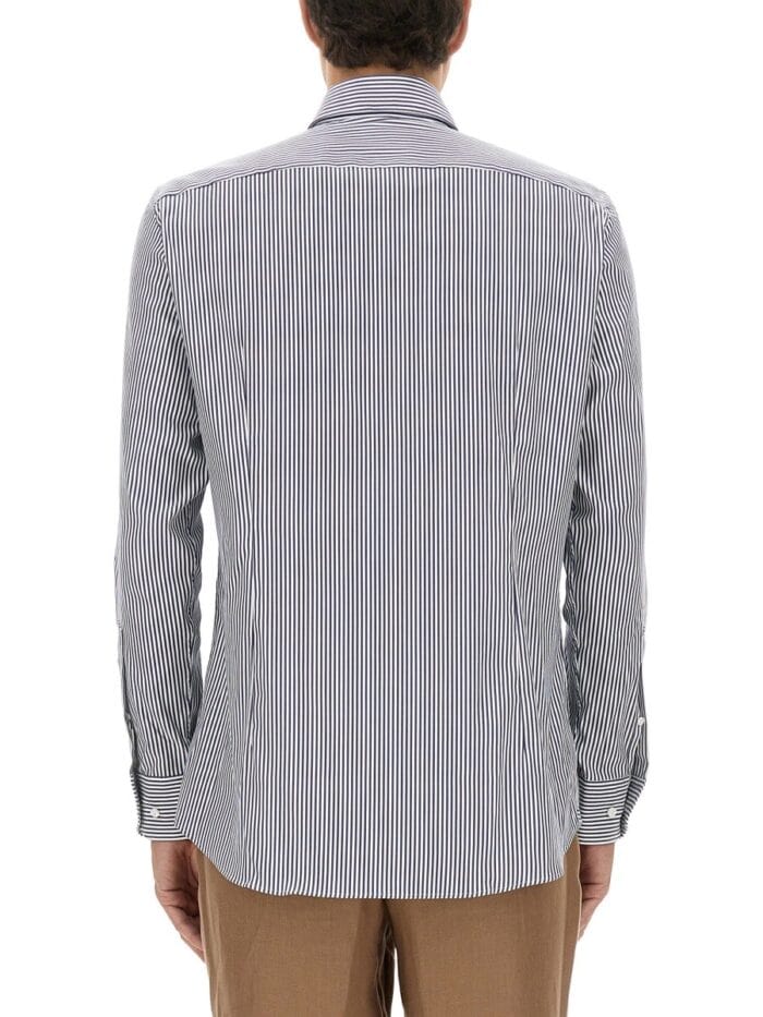 BOSS CAMEL STRIPED SHIRT