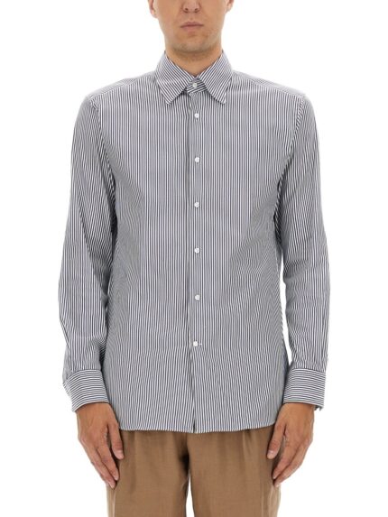BOSS CAMEL STRIPED SHIRT