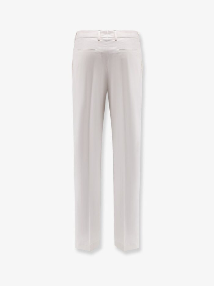 Boss Cotton And Silk Trousers