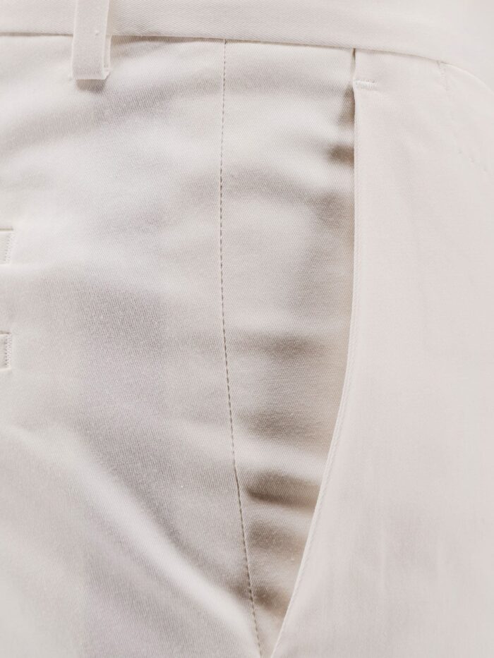 Boss Cotton And Silk Trousers