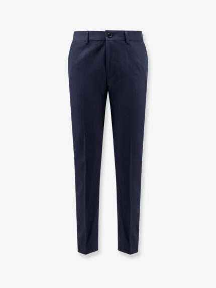 Boss Cotton And Silk Trousers