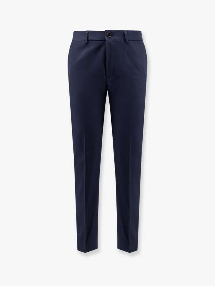 Boss Cotton And Silk Trousers