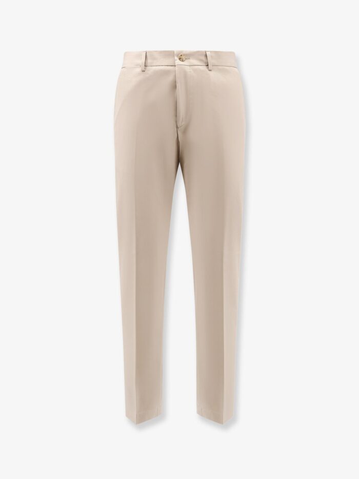 Boss Cotton And Silk Trousers