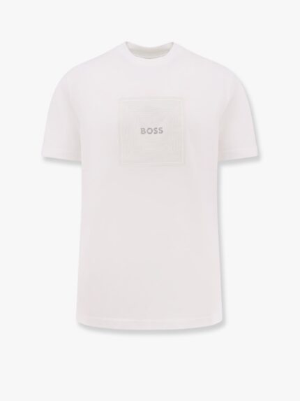 Boss Cotton Jersey T-shirt With Print On The Front
