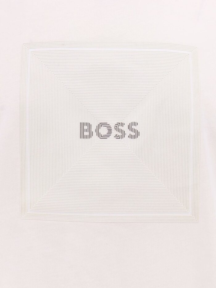Boss Cotton Jersey T-shirt With Print On The Front