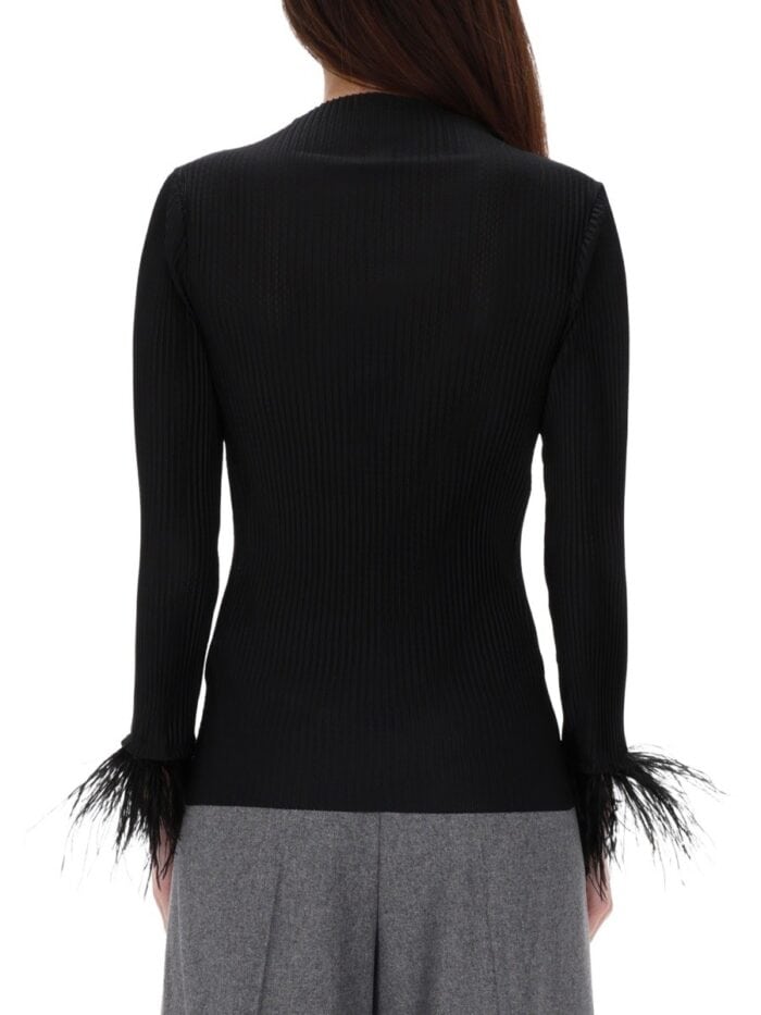 Boss "EPHEDERA" TOP WITH REMOVABLE FEATHERS