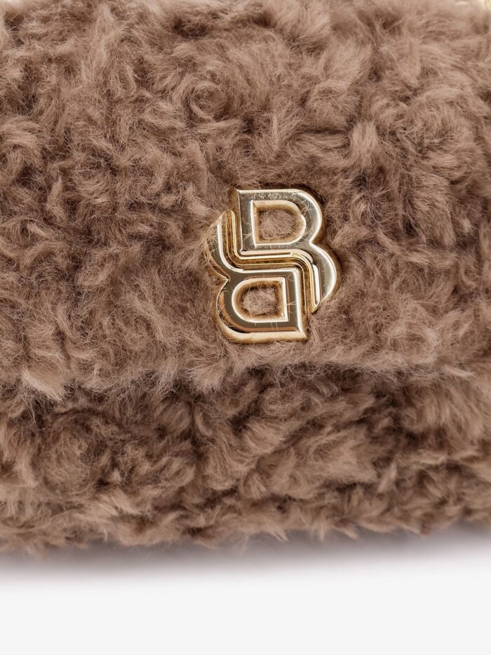 Boss Faux Fur Crossbody Bag