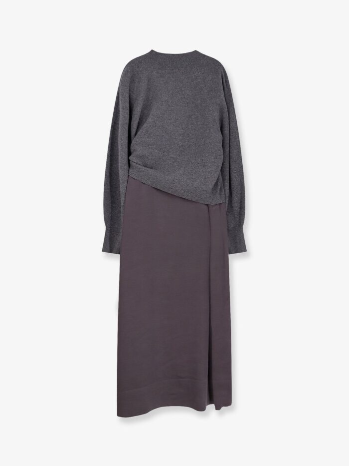 Boss Flalina Dress With Virgin Wool And Cashmere Sweater