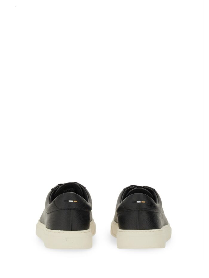 Boss GRAINED LEATHER SNEAKER