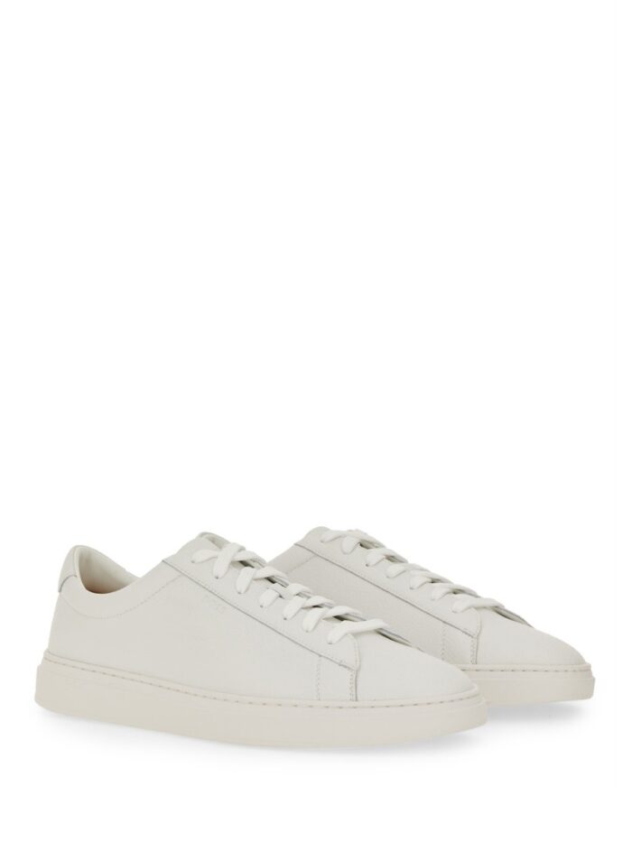 Boss GRAINED LEATHER SNEAKER