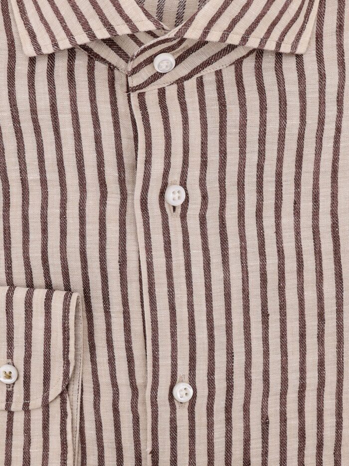 Boss Josh Striped Linen Shirt