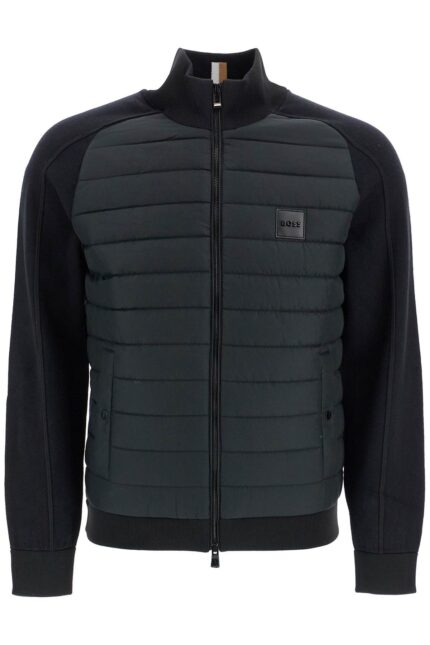 BOSS Knitted And Padded Nylon Jacket