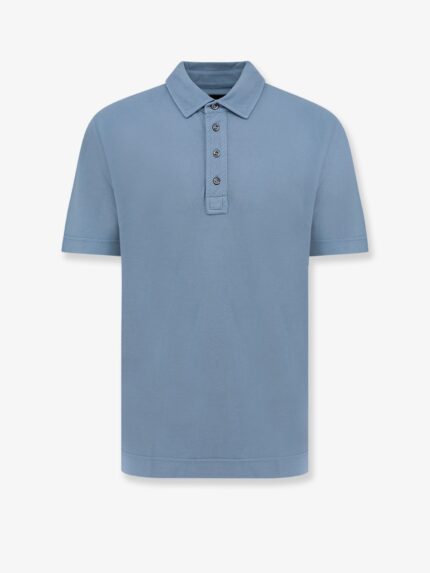 Boss L-Perry Cotton And Silk Polo Shirt
