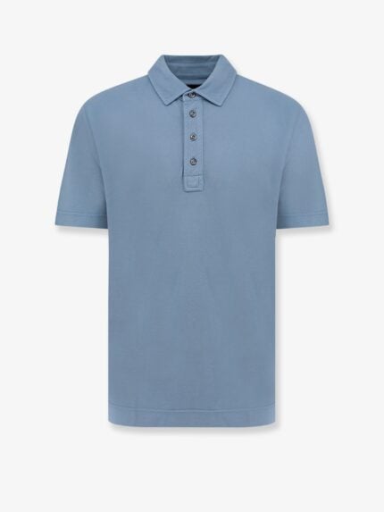 Boss L-Perry Cotton And Silk Polo Shirt