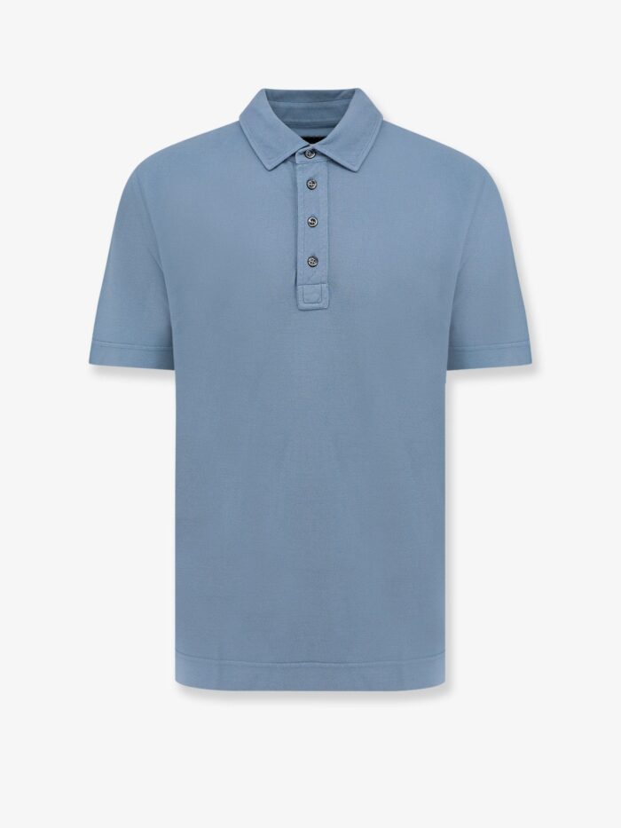 Boss L-Perry Cotton And Silk Polo Shirt