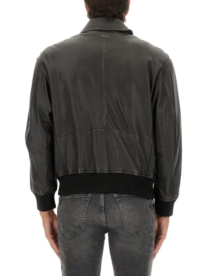 Boss LEATHER JACKET