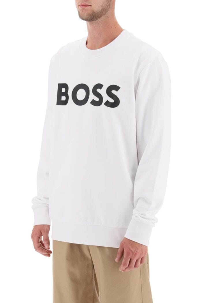 Boss Logo Print Sweatshirt