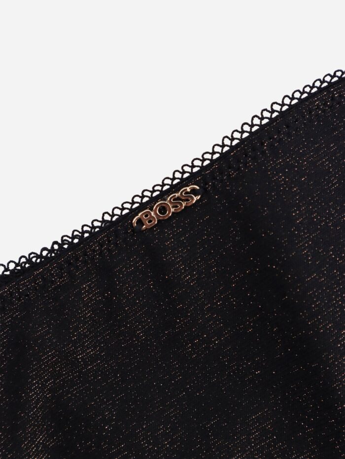 Boss Lurex Thong Tripack With Lace Trim