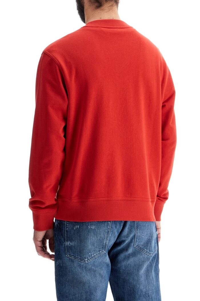 BOSS Medium Red Regular Fit Long Sleeve Crew Neck Sweatshirt