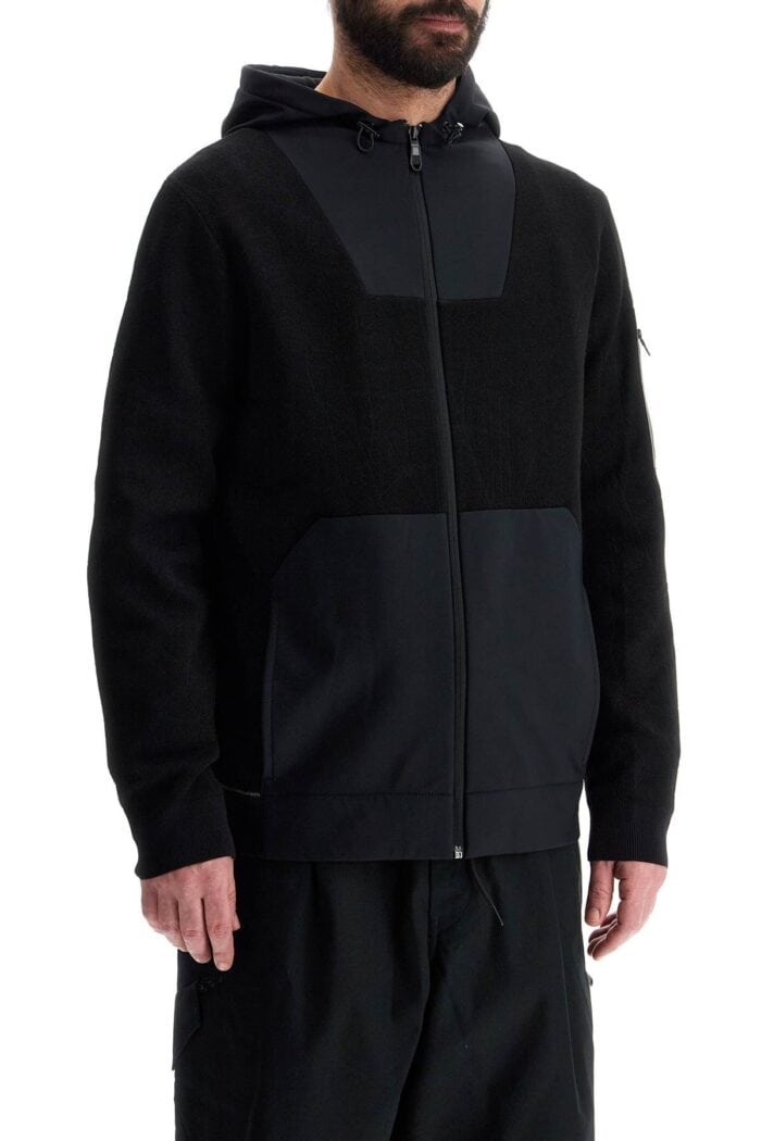 BOSS Men's Black Hoodie With Zip