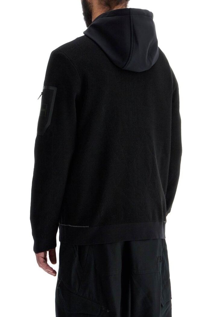 BOSS Men's Black Hoodie With Zip