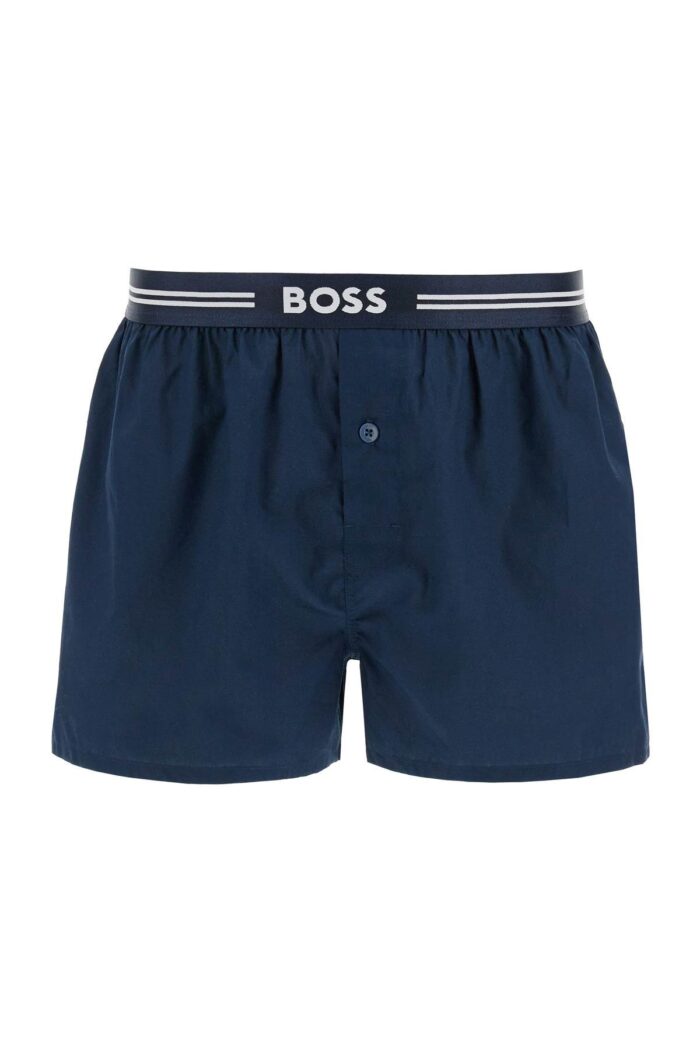 BOSS Men's Boxer 3 Pairs Dark Blue Cotton