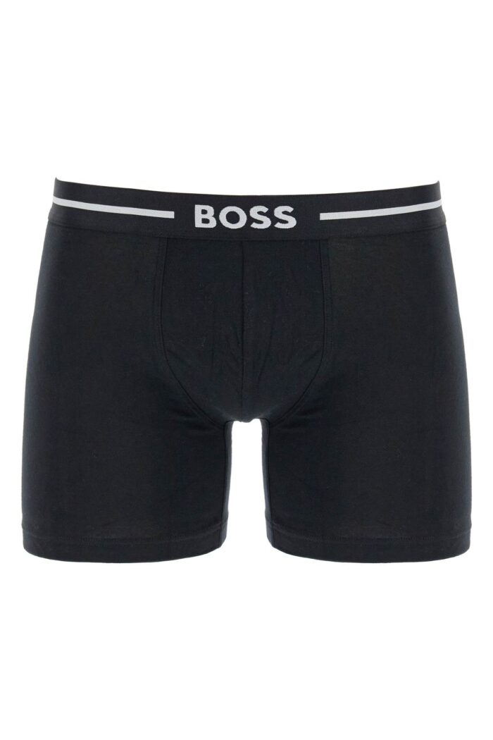 BOSS Men's Multicolor Cotton Boxer With Geometric Design, 3 Pieces, Loose Fit