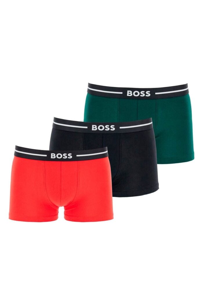 BOSS Men's Slim Fit Boxer 3-piece Multicolor Stretch Cotton