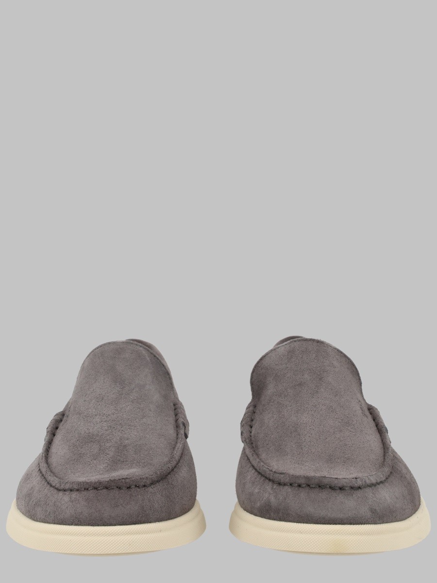 Boss MOCASSINO IN PELLE SCAMOSCIATA CON LOGO