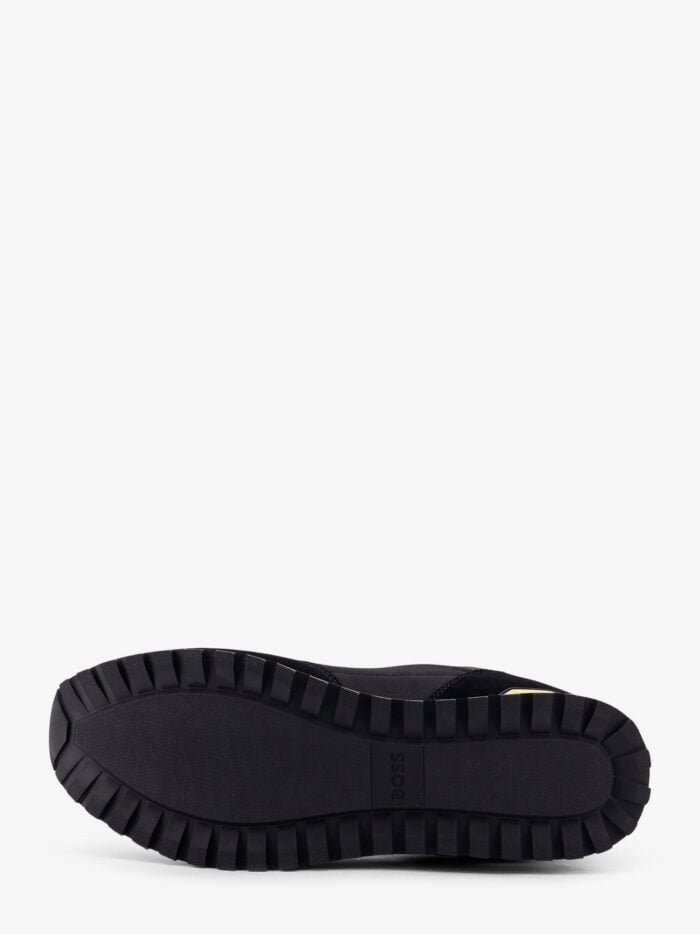 Boss Nylon Sneakers With Suede Inserts