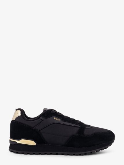 Boss Nylon Sneakers With Suede Inserts